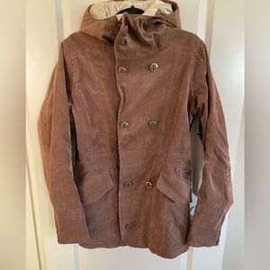 Burton Brown Corduroy Snowboarding Jacket